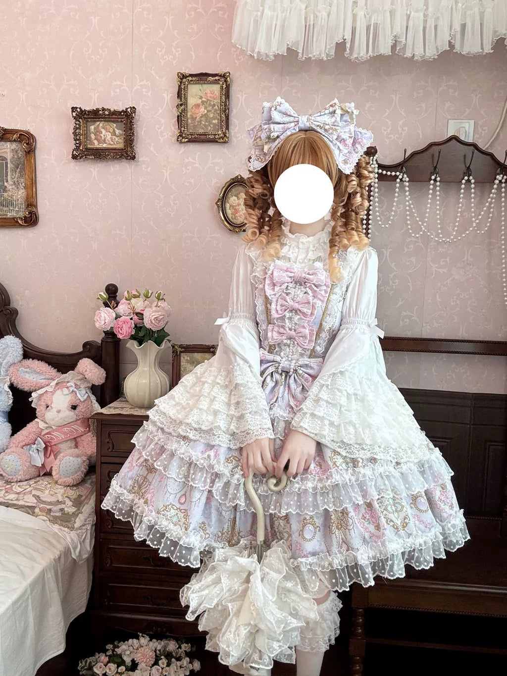Candelabra Ode - Doll-like Sweet Lolita JSK Dress, Side Zipper - image 16