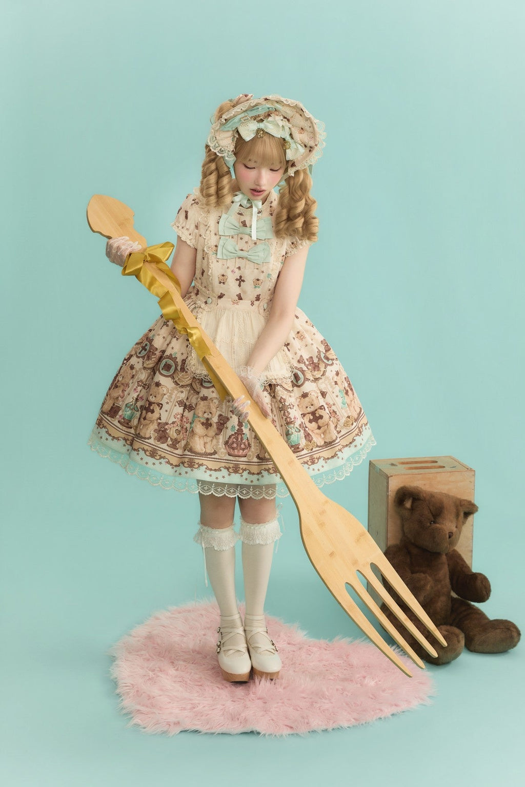 Cross Bear Sweet Vintage Original Lolita JSK and OP Dress Series and Accessories - image 10