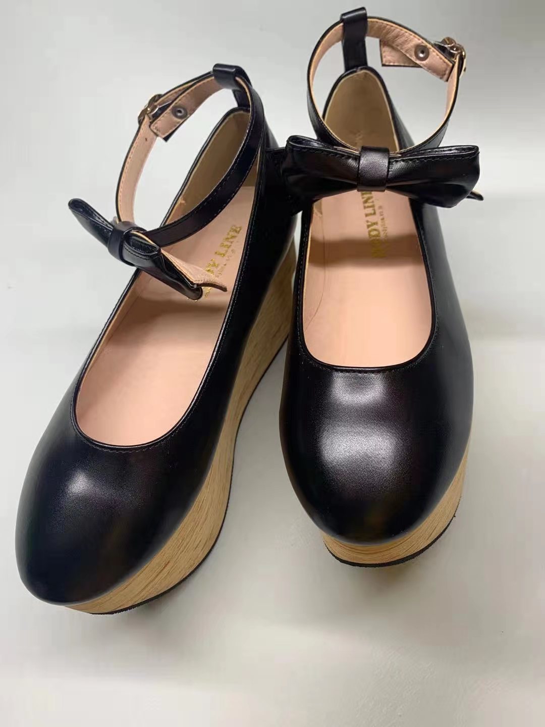 Wa Lolita Wooden Platform Shoes - image 2