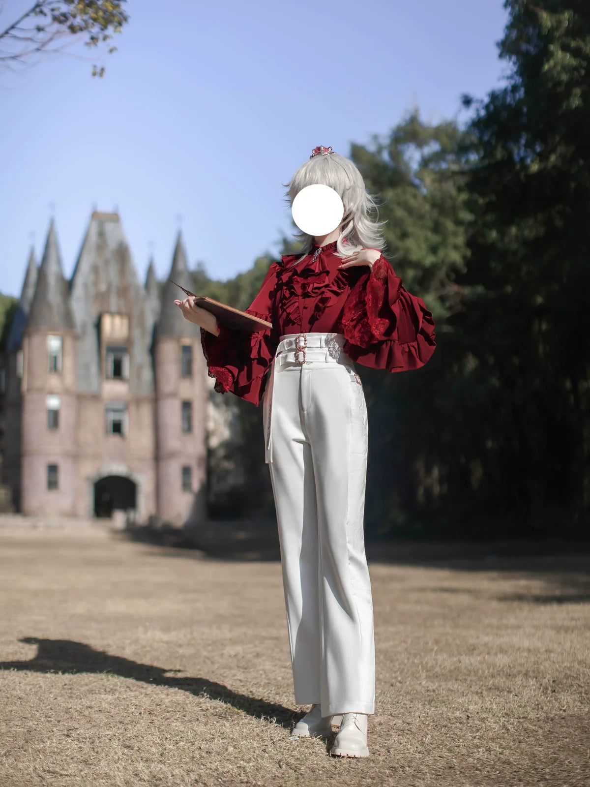 Night & Day Sonata Ouji Lolita Shirt and Pants Set - image 37