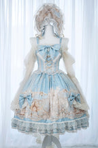 Unicorn Blue Classic Lolita JSK Dress Set - image 7
