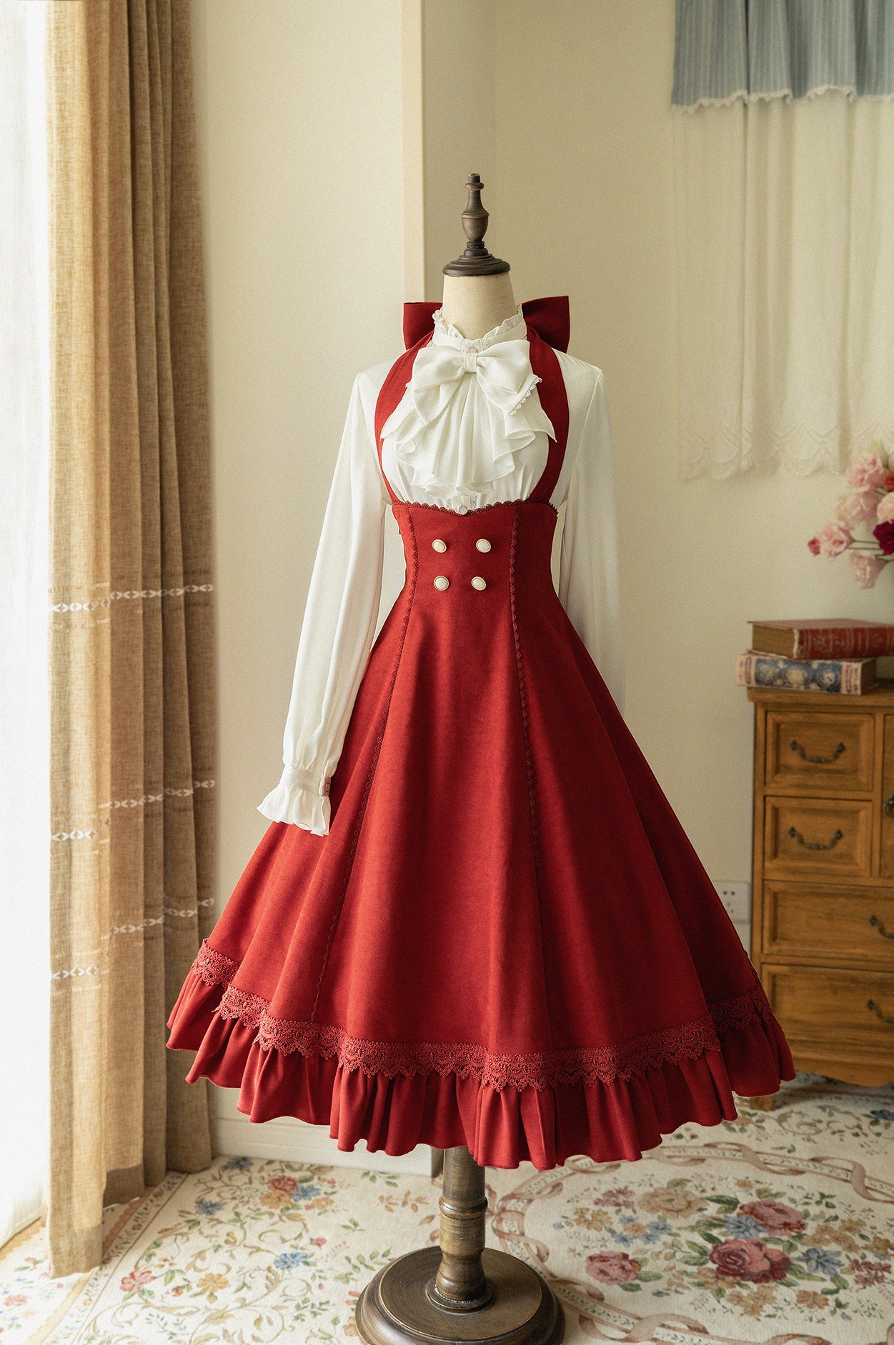 South of the Forest Vintage Classic Lolita Halter JSK and Blouse Series - image 10