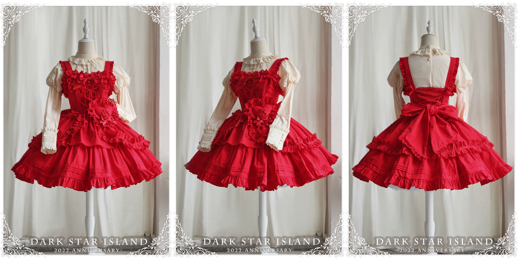 Halloween Gothic Lolita Short JSK Dress - image 43
