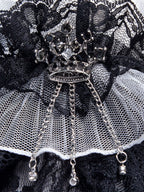 Gothic Lolita Lace Cuffs, Crown Decoration - image 11