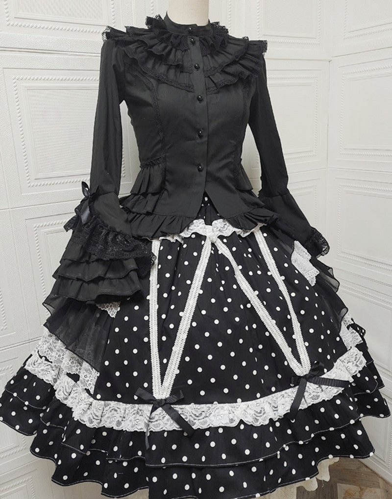 No.165 Classic Lolita Blouse and Skirt Set - image 1