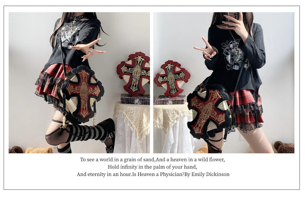 Temple Morning Hymn - Vintage Lolita Crossbody Bag - image 14