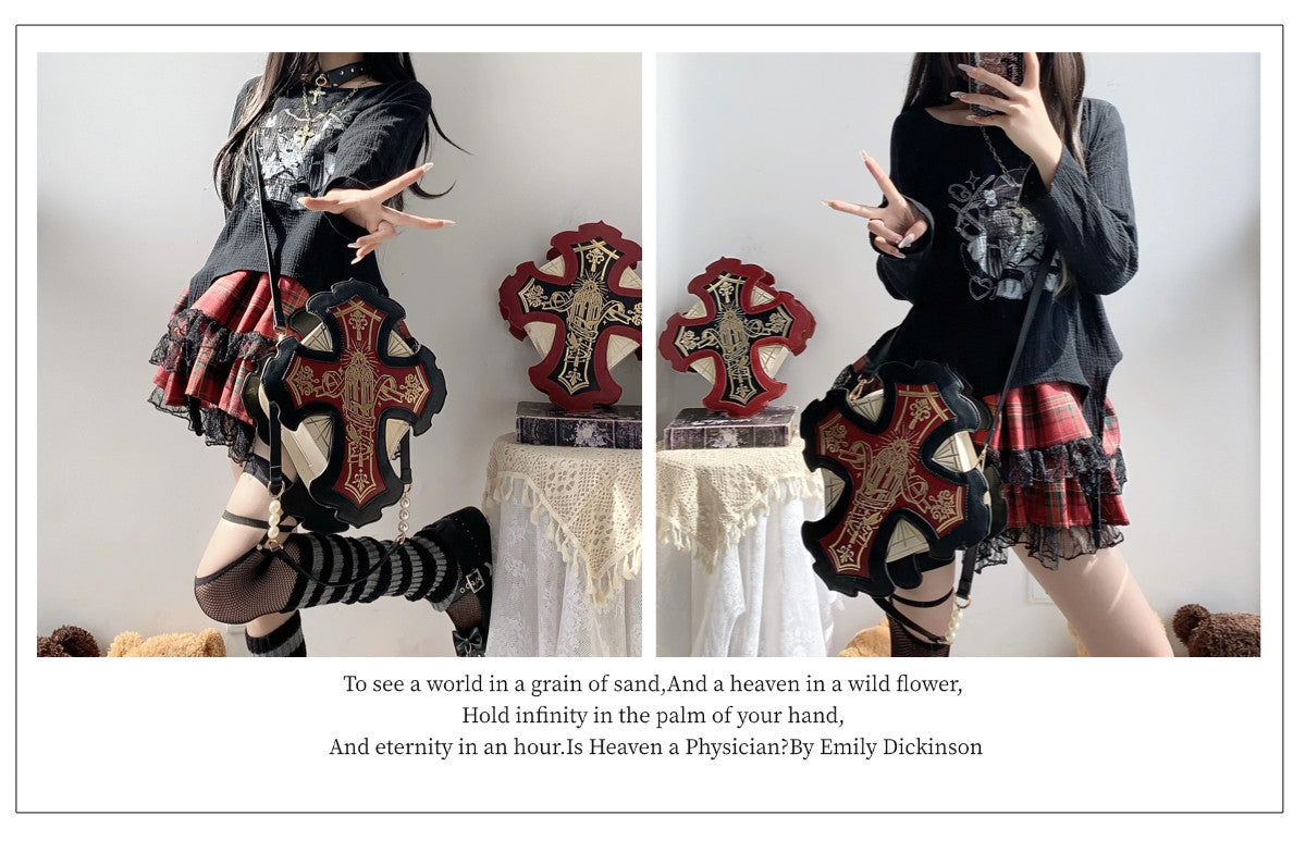 Temple Morning Hymn - Vintage Lolita Crossbody Bag - image 14