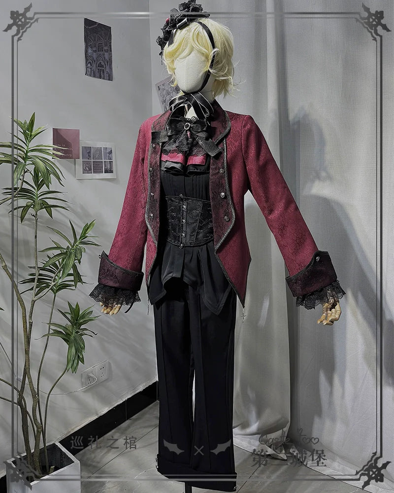 Coffin of Pilgrimage - Medieval European Ouji Lolita Shirt & Pants Suit - image 21