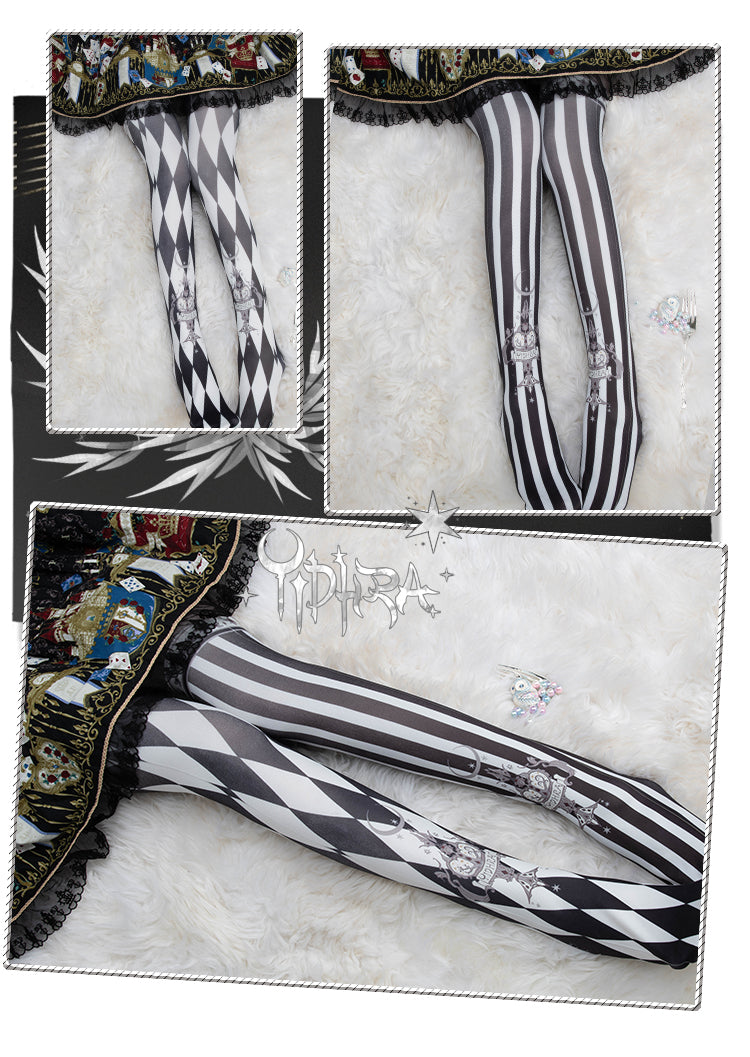 Midnight Circus - Argyle Printed Lolita Tights - image 7