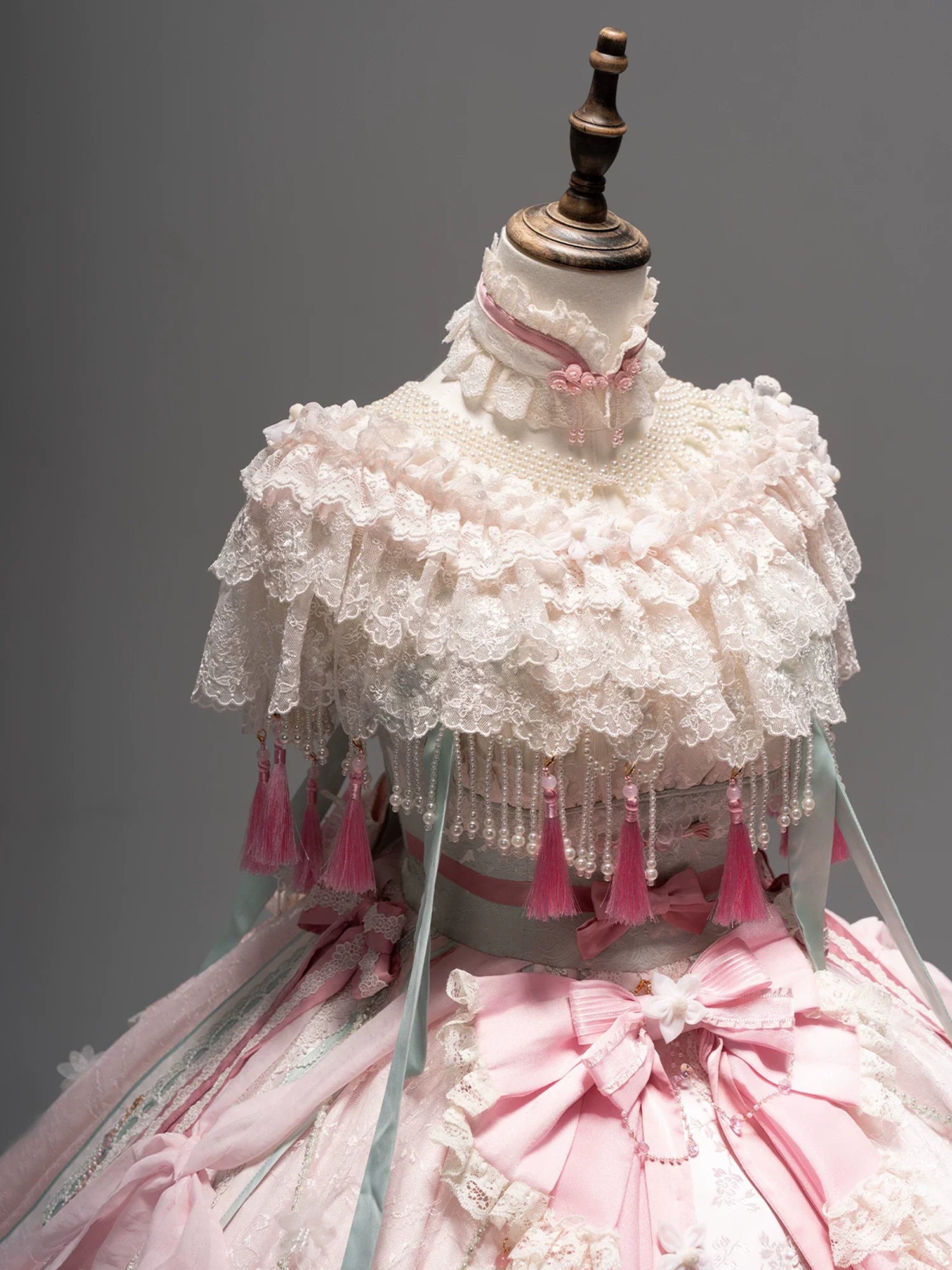 Hibiscus Huadan Pink Short JSK Dress Series and Accessories - image 5