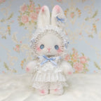 Posable Plush Bunny Lolita Bag with Detachable Pearl Chains - image 10