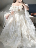 Tana Manor Classic Lolita OP Dress with Floral Decoration - image 25