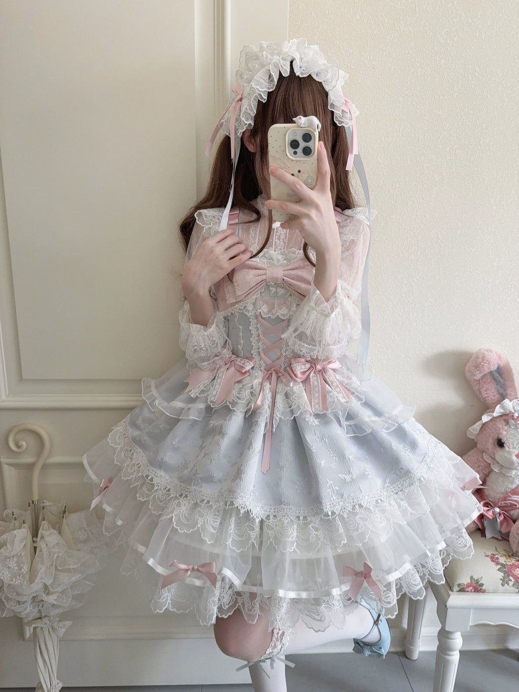 Fleeting Isle - Sweet Lolita Ballet Style JSK Dress - image 40