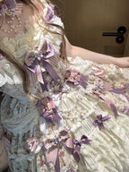 Antique Gem Fragrance Lolita Purple JSK Dress Set - image 6
