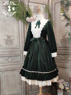 Vintage Elegant Velvet OP Dress - image 79