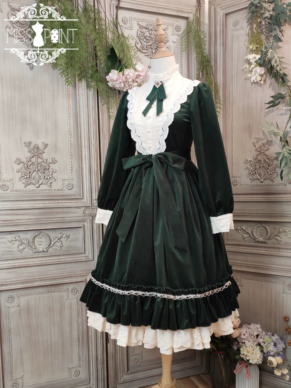Vintage Elegant Velvet OP Dress - image 79