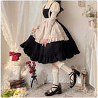 Nocturne Reminiscence - Elegant Lolita JSK Dress Multi-Wear Apron Dress Set - image 8