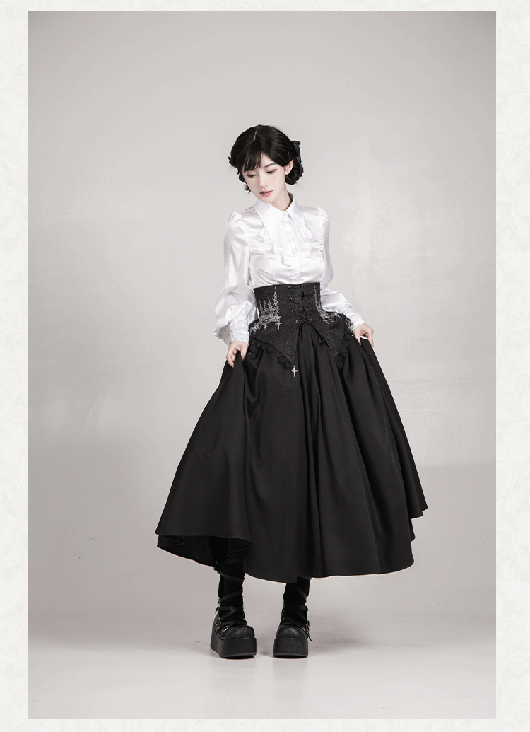 Thorny Night Gothic Lolita Bust-Support JSK - image 22