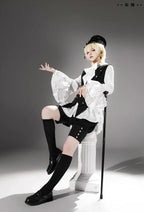 Ashes - Vintage Ouji Lolita Blouse and Shorts Set - image 16