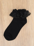 Liziliangchan Wing Cross Lace Lolita Socks - image 9