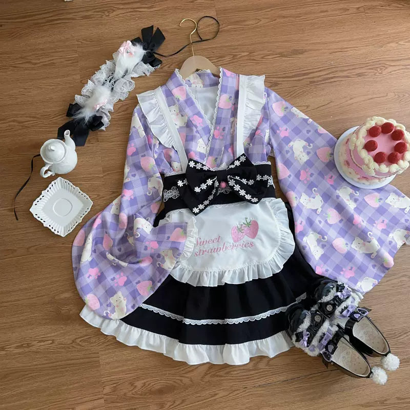 Han Lolita OP Dress Japanese Style Dress for Summer Wear - image 18