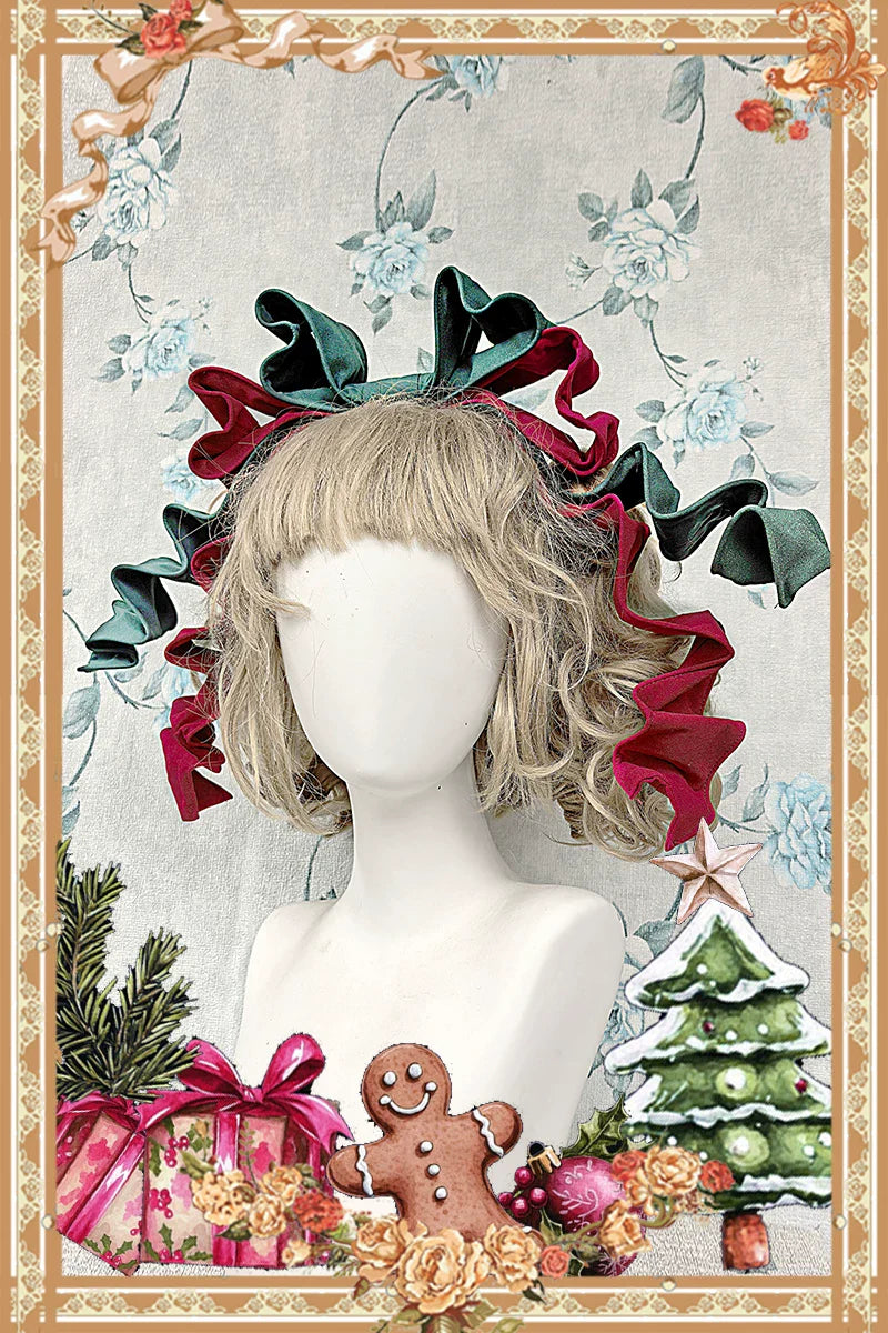 Chandelier - Old School Lolita OP Dress, Polka Dot, Chandelier Print and Accessories - image 25