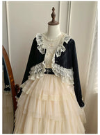 Bloom Period - Elegant Lolita Bolero, Layered Lace Ruffles - image 3