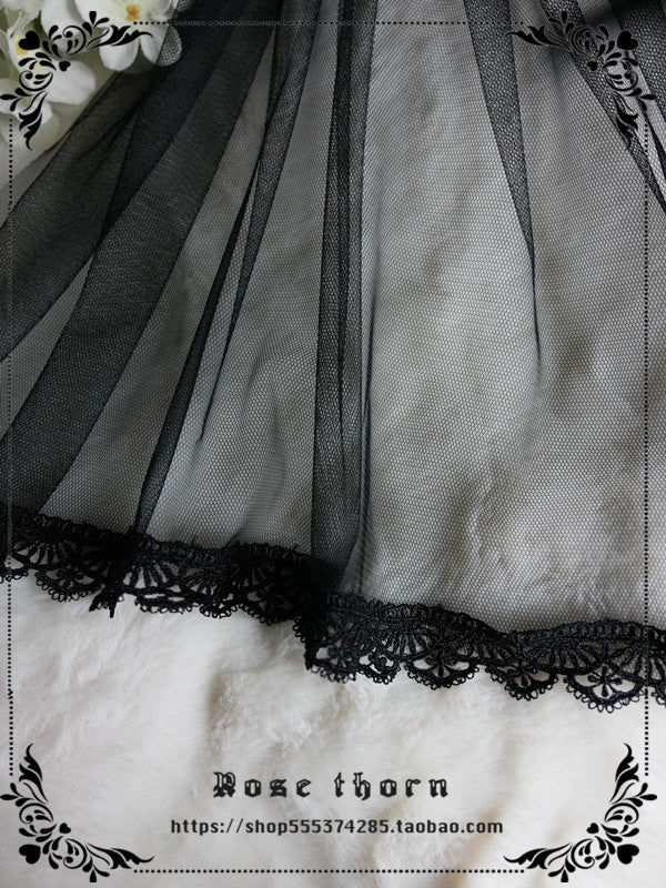 Twinkle Veil Lolita Halloween Witch Hat - image 28