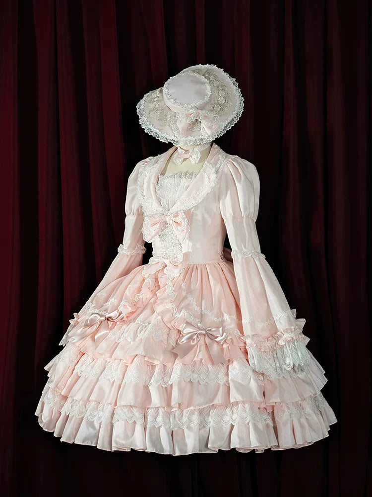Eternal France Doll - Classic Lolita Doll-like OP Dress and Accessories - image 3