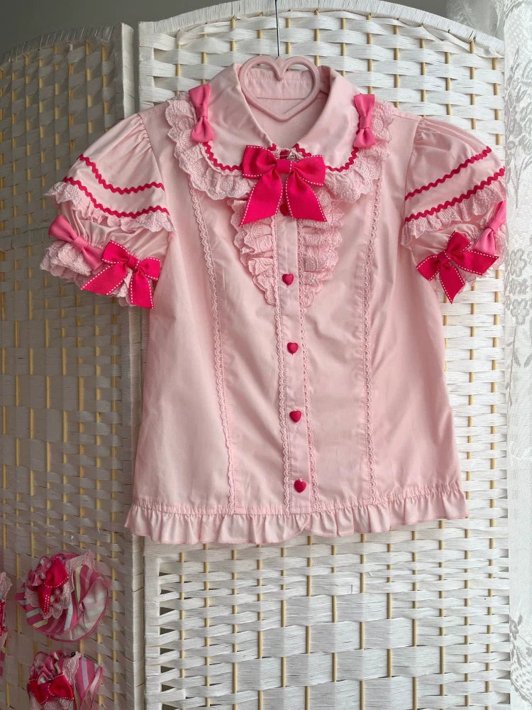 Candy Park Sweet Lolita Print Jumper Dress and Accessories - image 21