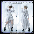 Rabbit Theater White Moonlight - Ouji Lolita Shorts Set, Rabbit Hat - image 19