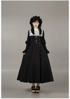 Raven's Night Song Oriental Gothic Lolita Dress Set - image 52