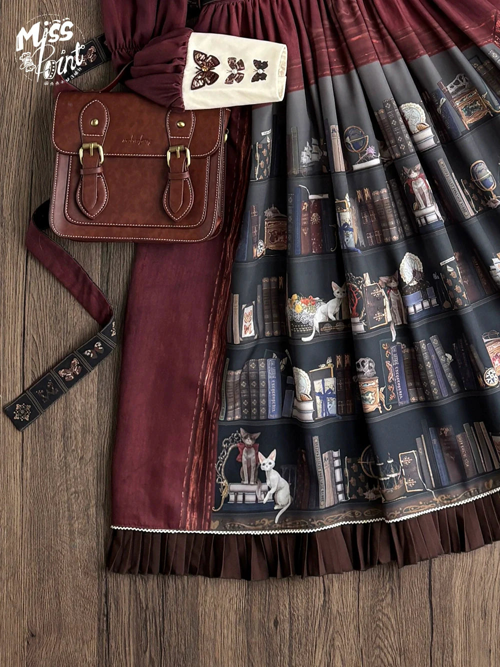 German Bookshelf - Classic Lolita OP Dress & Detachble Cape - image 38
