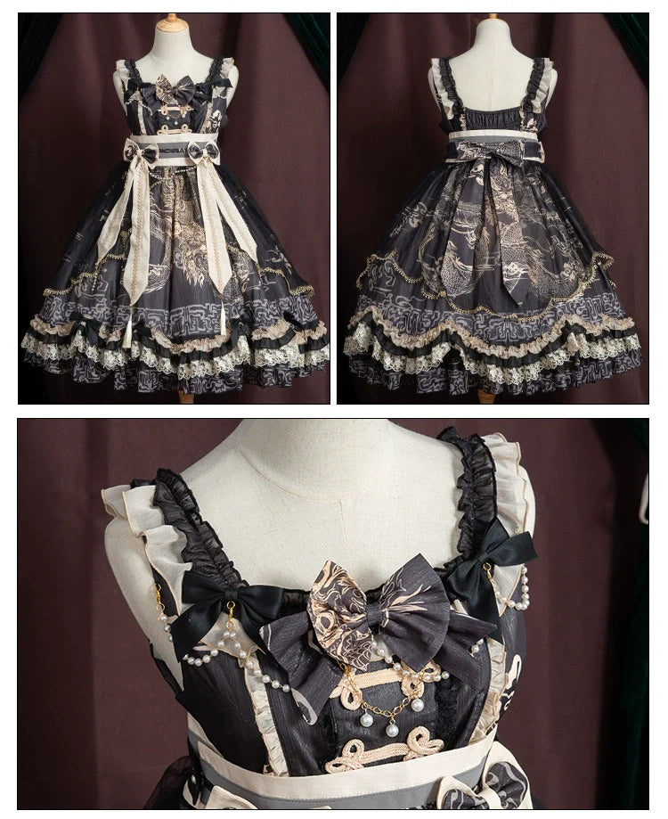 Yue Long Shi Yun - Daily Han Lolita Cake JSK - image 18