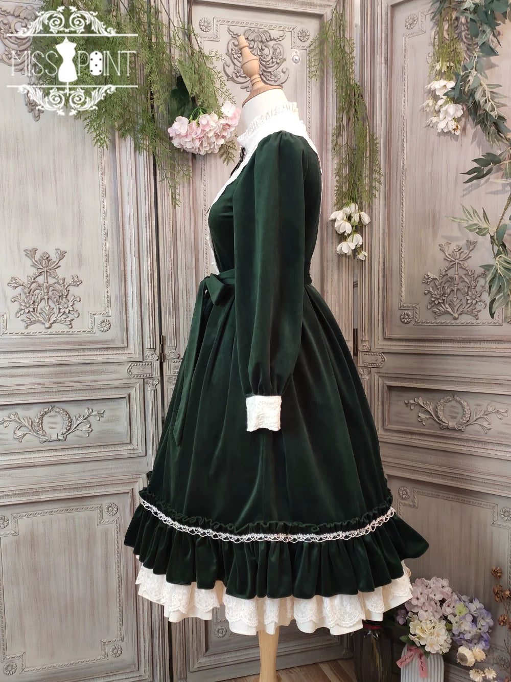 Vintage Elegant Velvet OP Dress - image 81