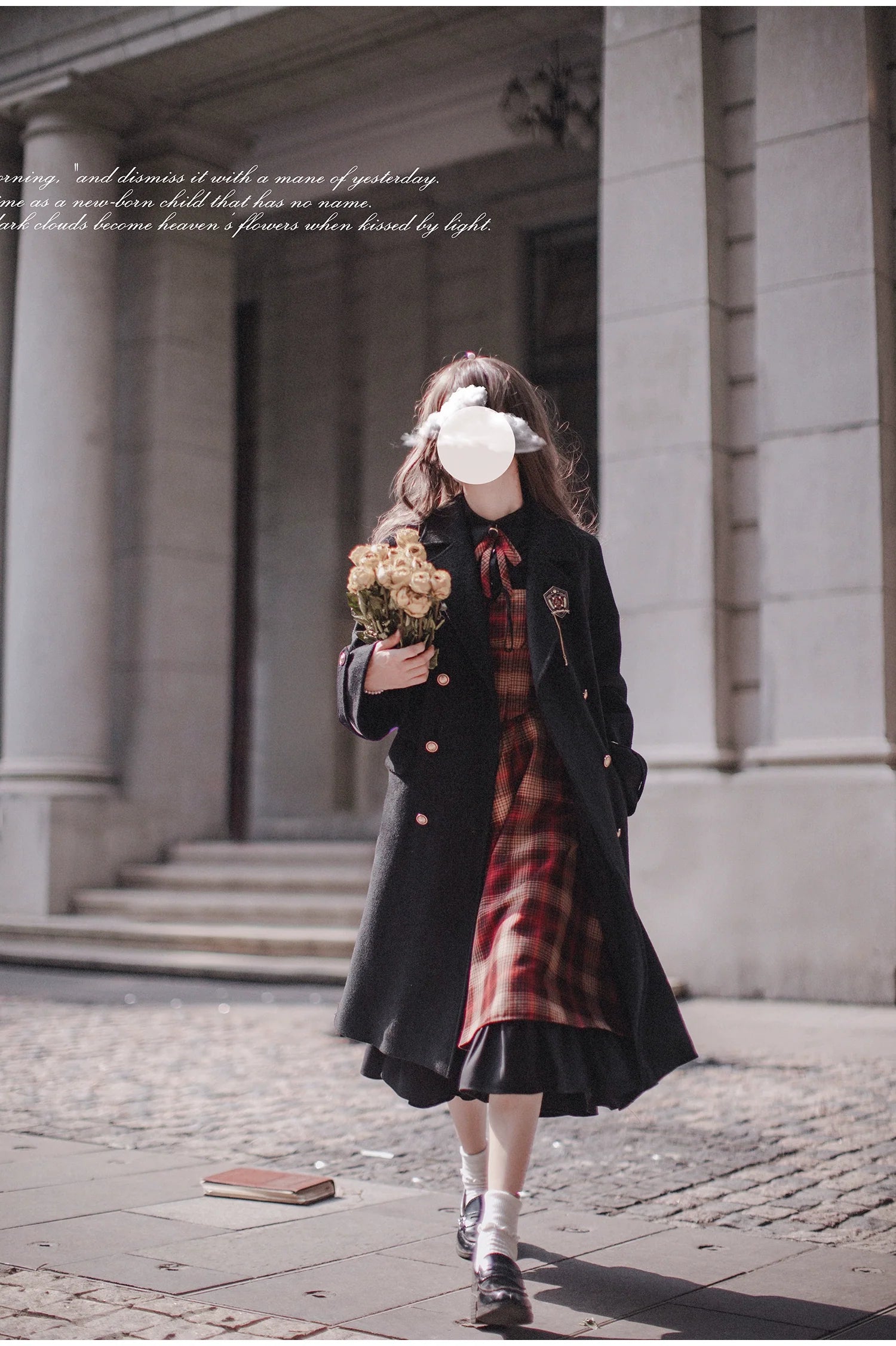 Madeleine - Classic Lolita JSK Suit Black Lolita Blouse and Coat - image 1
