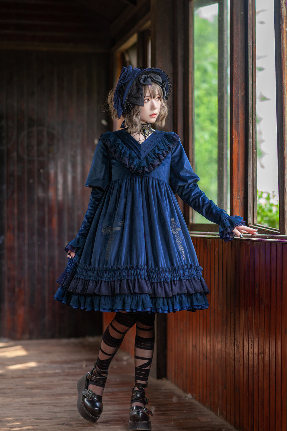 Holy Fruit Estate - Gothic Lolita OP Dress Multicolors - image 1