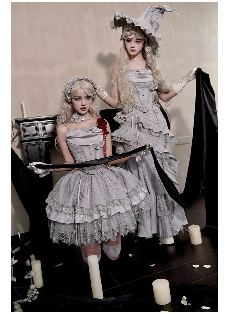 Twilight - Gothic Witch Lolita SK Suit Bodice Mermaid Dress - image 12
