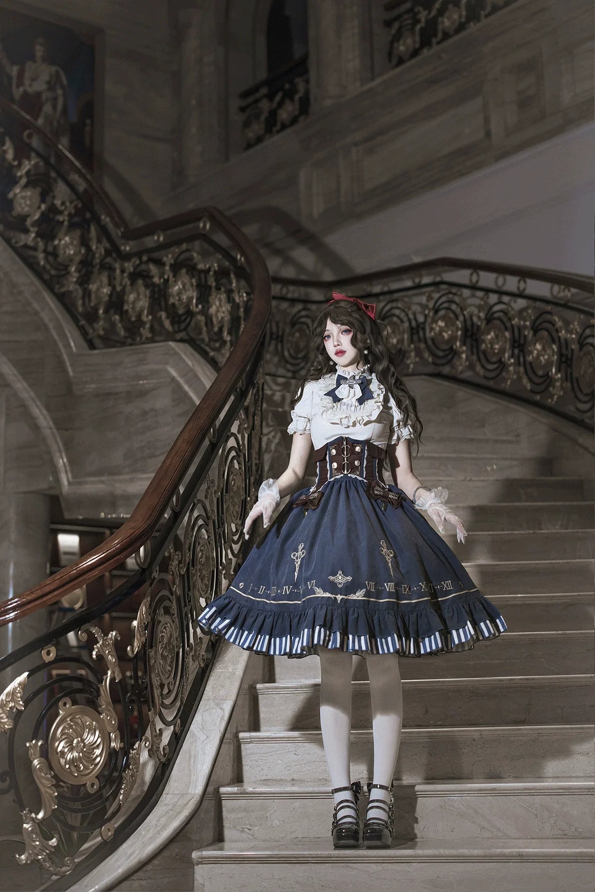 Gilded Pointer - Elegant Classic Lolita Skirt Suit - image 8