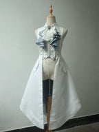 Crumbling Skeleton - Ouji Lolita Fishbone Embroideried Vest & Pants Suits - image 34