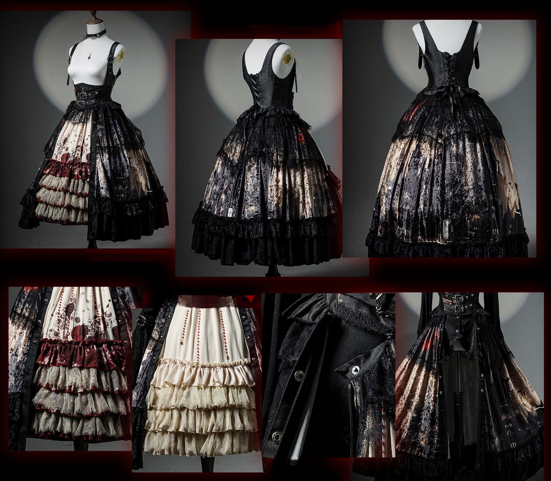 Heretic Nun Gothic Lolita Long JSK Set - image 4
