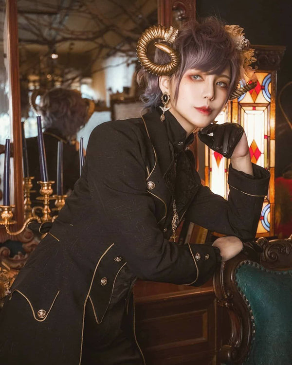 Forever Rose - Ouji Lolita Wind Coat - image 4