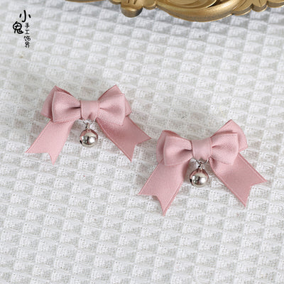 Sweet Japan Fashion Lolita Bell Bow Clip - image 5