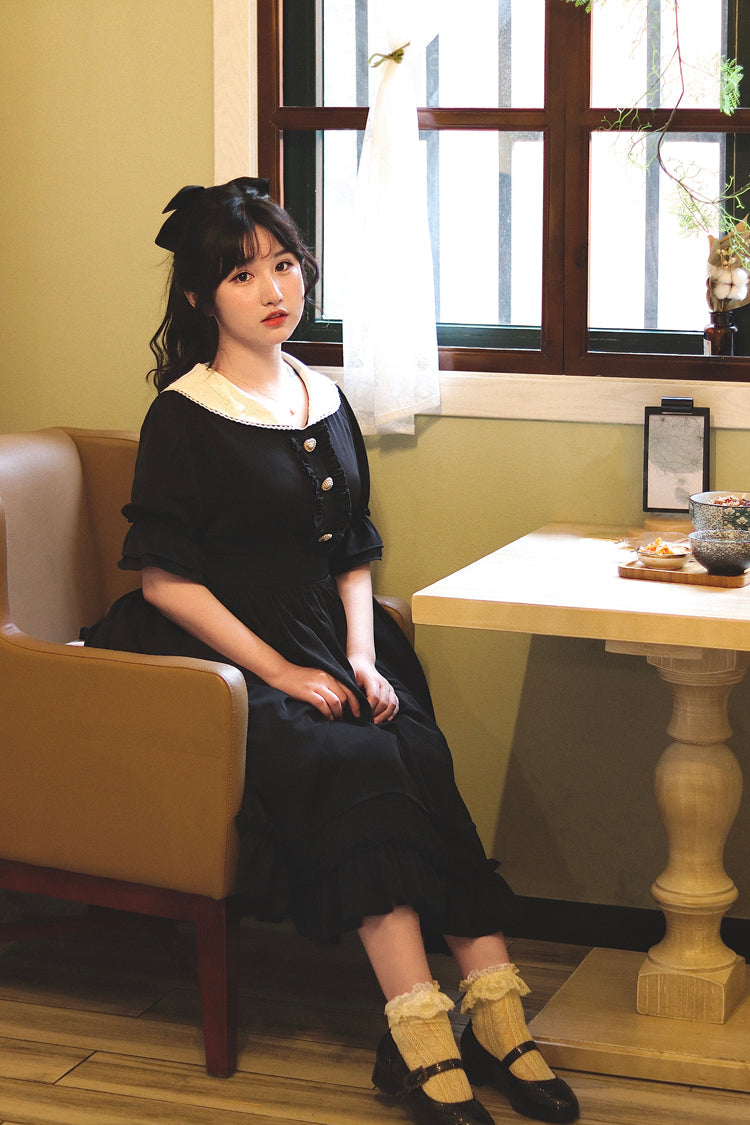 Plus Size Vintage Lolita OP Dress - image 21
