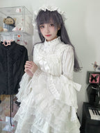 Sweet Lolita Blouse Princess Sleeve Shirt Inner Wear - image 14