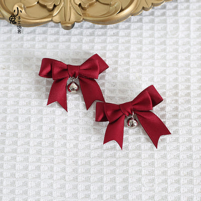 Sweet Japan Fashion Lolita Bell Bow Clip - image 4