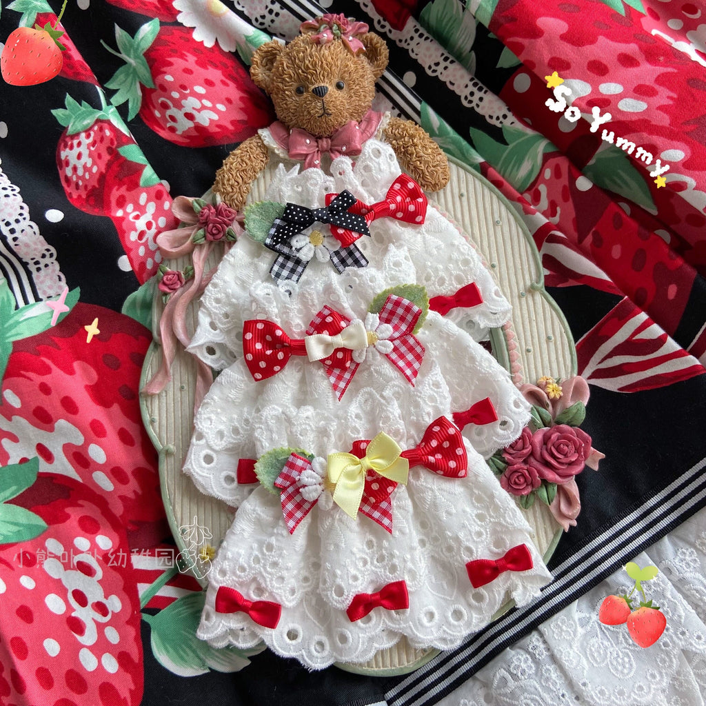 Original Cute Lolita Bow Cuffs - image 3