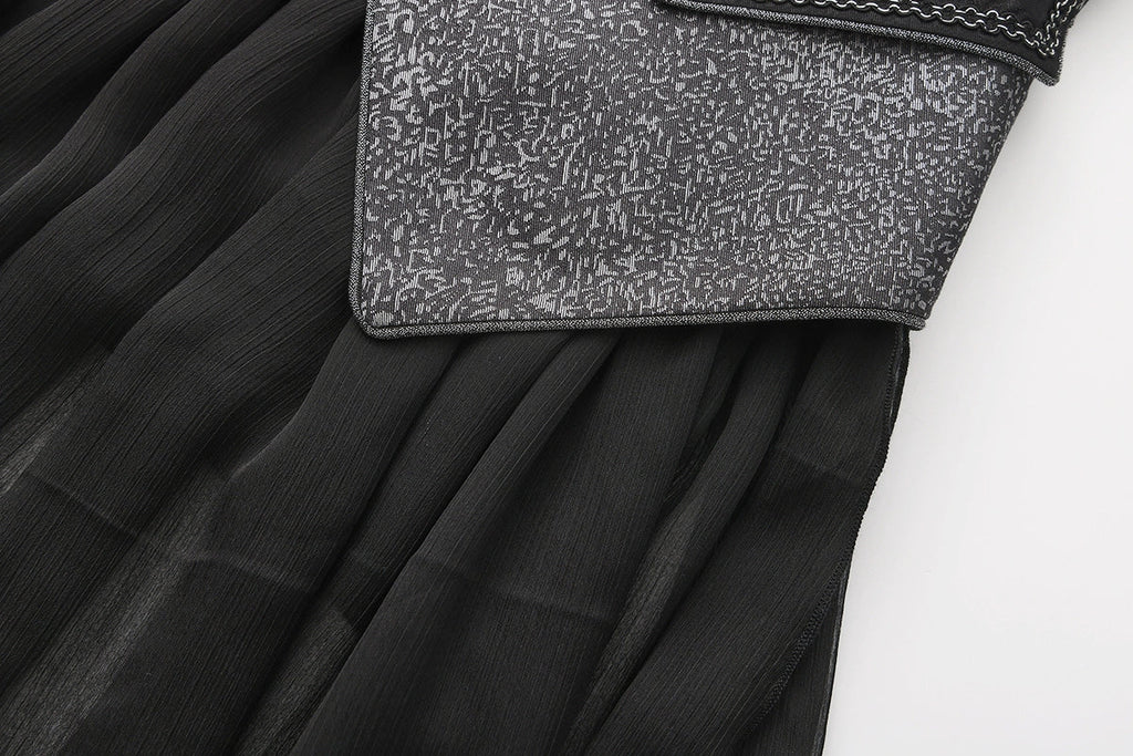 Eternal Displaced Boundary - Ouji Vest Coat with Detachable Back Trailing - image 6