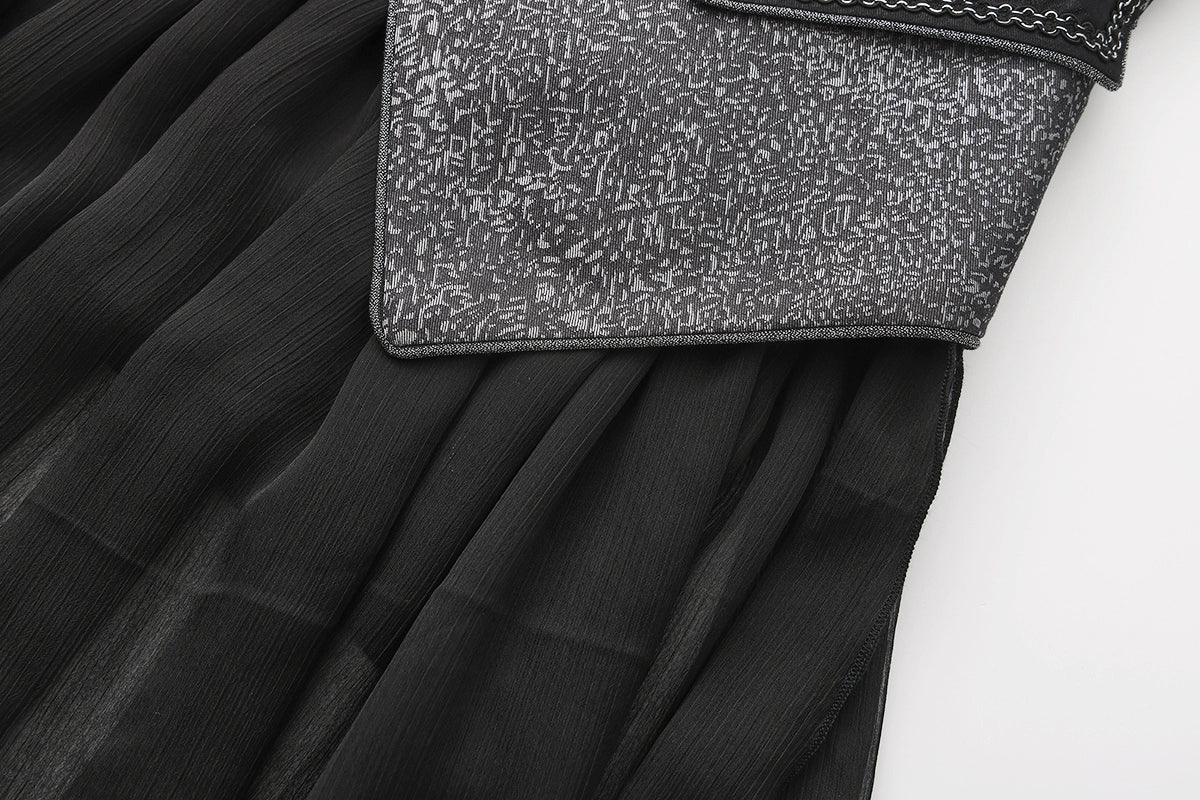 Eternal Displaced Boundary - Ouji Vest Coat with Detachable Back Trailing - image 6