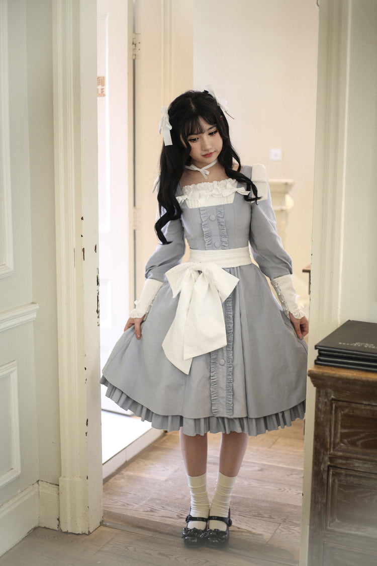 Annie's Gift - Elegant Velvet Lolita OP Dress - image 29
